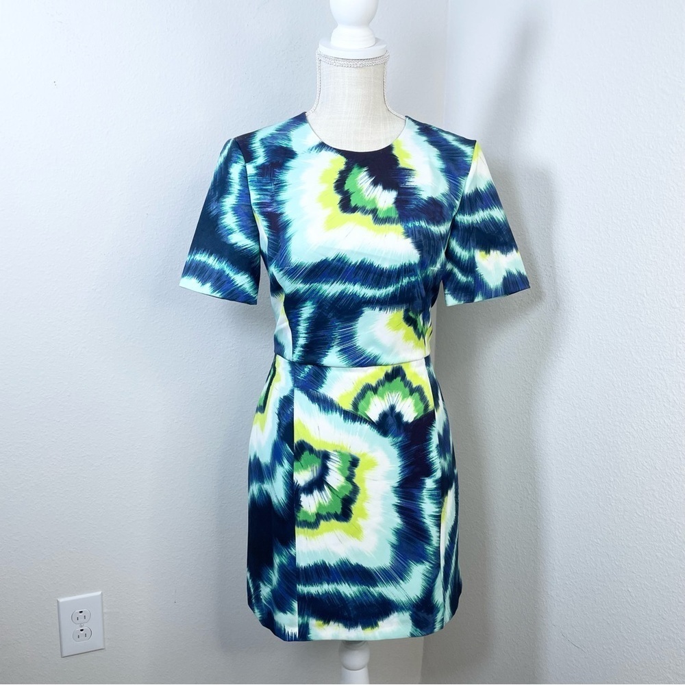 French Connection Annisa Whisper Print Mini Dress - Picture 2 of 14